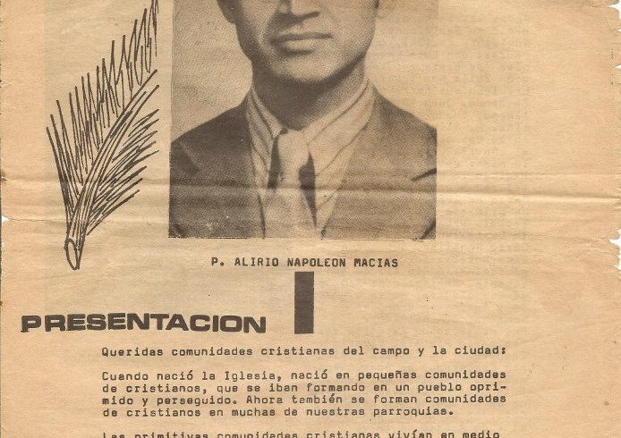 Conmemoran 38 años del asesinato del Padre Alirio Napoleón Macías – Arpas
